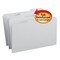 Smead Folder, File, Lgl, 1/3 Ast, Gry Pk SMD17334 - alternate 1
